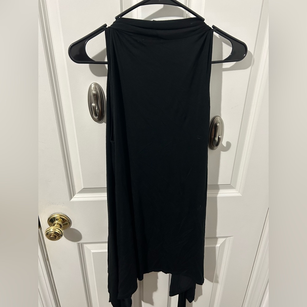 Grass Collection Sleeveless Cardigan - Picture 2 of 3